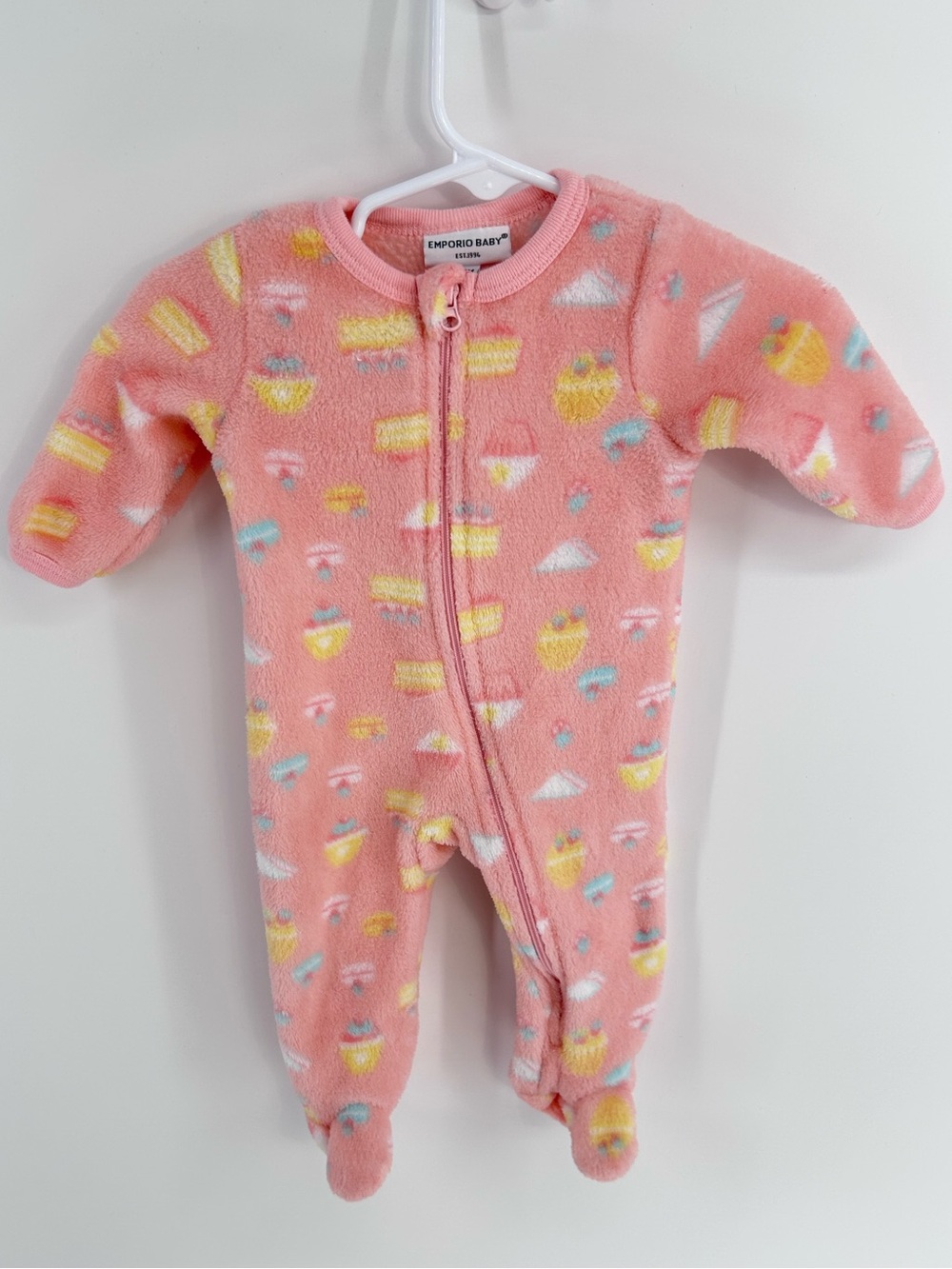 Emporio Baby Fleece Sleeper - 0/3 months